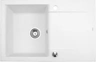 Zlewozmywaki - Brenor Granitowy Zlewozmywak ESTEIN 1KO biały estein1kobi - miniaturka - grafika 1