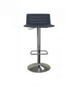 Taborety i hokery - Resol Hoker Skin Central Foot Chrome Dark Grey 3791 - miniaturka - grafika 1