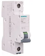 Bezpieczniki elektryczne - Siemens Wyłącznik nadprądowy 1P C 40A 6kA AC 5SL6140-7 - miniaturka - grafika 1