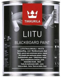Tikkurila Liitu Farba Tablicowa Czarna Black 1L - Farby zewnętrzne - miniaturka - grafika 5
