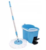 Miotły, szufle, mopy - Mop obrotowy wirujący 360 napęd nożny Standard - miniaturka - grafika 1