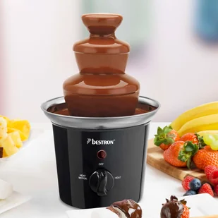 BESTRON Bestron Fontanna czekoladowa, ACF300, czarna - Zestawy do fondue - miniaturka - grafika 4