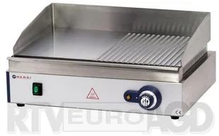 Hendi Płyta grillowa 1/2 gładka, 1/2 ryflowana 203156 - Piece, kotły  i płyty grzejne gastronomiczne - miniaturka - grafika 3