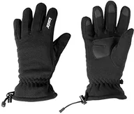 Rękawiczki rowerowe - Gregster gregster damskie rękawiczki z polaru | rękawiczki zimowe |wanderhandschuhe | idealny do klalte pora roku z izolacji cieplnej i gumowym ściągaczem, czarny, xl 12634-001-XL - miniaturka - grafika 1
