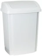 Kosze na śmieci - Plast Team POLAND SP. Z O.O. KOSZ NA ŚMIECI SWING 25L BIAŁY 1341 TEA000357 - miniaturka - grafika 1