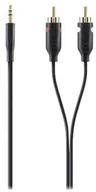 Kable - Belkin CABLE AUDIO 3.5mm/2xRCA M/M 2M PO F3Y116BT2M - miniaturka - grafika 1