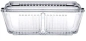 Pojemniki kuchenne - Pasabahce Pojemnik dzielony 17 x 10.2 cm Frigo Studio - miniaturka - grafika 1