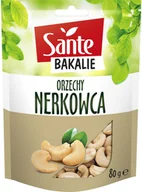Witaminy i minerały dla sportowców - Sante Bakalie Orzechy Nerkowca 80g - miniaturka - grafika 1