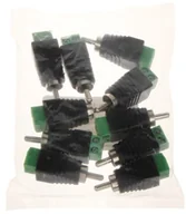 Złącza, przejściówki, adaptery - ABCVISION Wtyk CINCH-W/S*P10 opakowanie 10 sztuk CINCH-W/S*P10 - miniaturka - grafika 1