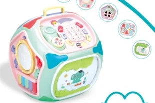 nieznany producent Interaktywna Kostka Telefon Pianino Dom KX7935 - Instrumenty muzyczne dla dzieci - miniaturka - grafika 2