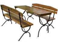 Meble ogrodowe - Rojaplast zestaw mebli ogrodowych BRAVO 160 cm - miniaturka - grafika 1