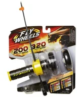 Tory, garaże, parkingi - Jakks Pacific Fly Wheels. Wyrzutnia. 2 opony pomarańczowe - miniaturka - grafika 1