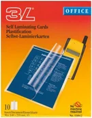 Folie do laminatora - 3L Folia samolaminująca do laminowania A5 10 arkuszy 3L 11042 148 X 210 mm 7657 - miniaturka - grafika 1