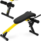 Ławki treningowe - Gymrex Gymrex Ławka rzymska treningowa do ćwiczenia pleców brzucha składana regulowana do 130 kg Ławka rzymska treningowa do ćwiczenia pleców brzucha składana regulowana do 130 kg - miniaturka - grafika 1