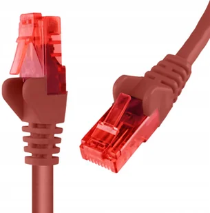 Kabel RJ45 CAT 6 U/UTP AWG24 czerwony 20m - Pozostałe akcesoria sieciowe - miniaturka - grafika 2