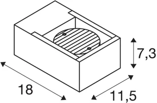 Spotline SLV ESKINA FRAME WL zewnętrzna oprawa ścienna LED kolor antracytowy przełącznik CCT 3000/4000 K 1004747 - Lampy ogrodowe - miniaturka - grafika 7