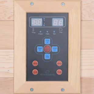 Home&Garden Sauna infrared narożna EA3CR Natural z koloroterapią 913488 - Sauny - miniaturka - grafika 2