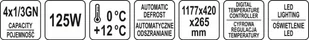 YATO Witryna chłodnicza do sushi 4x GN 1/3 YATO Kraków YG-05000 - Szafy i witryny chłodnicze YATO Witryna chłodnicza do sushi 4x GN 1/3 YATO Kraków YG-05000 - Szafy i witryny chłodnicze - miniaturka - grafika 2