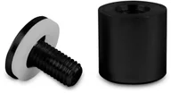 Inne mocowania - Dystans montażowy aluminiowy 19x19mm czarny DA1919CP DA1919CP - miniaturka - grafika 1