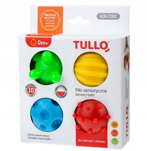Piłki Sensoryczne Jeżyki Faktury Zestaw 4SZT Tullo - Zabawki sensoryczne - miniaturka - grafika 39