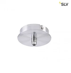 SLV SPOTLINE Rozeta 1 wyj chrom okrągła zawiera zacisk odpr 132605 - Lampy sufitowe - miniaturka - grafika 3
