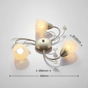 Lindby Yannie lampa sufitowa LED, 3-punktowa - Lampy sufitowe - miniaturka - grafika 4