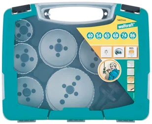 WOLFCRAFT Wolcraft Zestaw Otwornic Bi-Metal 5423000 6szt + trzpień - Otwornice - miniaturka - grafika 7