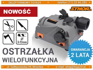 Sthor """"""""""""""""""""""""OSTRZAŁKA WIELOFUNKCYJNA 150W 5500 RPM DO OSTRZENIA WIERTEŁ 3-13MM"""""""" - Pozostałe elektronarzędzia Sthor """"""""""""""""""""""""OSTRZAŁKA WIELOFUNKCYJNA 150W 5500 RPM DO OSTRZENIA WIERTEŁ 3-13MM"""""""" - Pozostałe elektronarzędzia - miniaturka - grafika 13