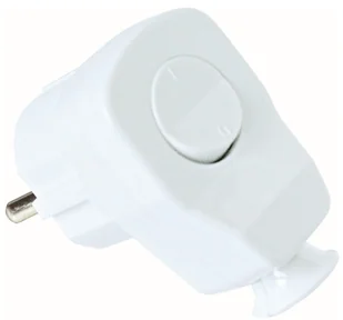 PCE Wtyczka kątowa z wyłącznikiem 10/16A 2P+Z UNI-SCHUKO IP20 biała 9002215 9002215 - Gniazdka elektryczne - miniaturka - grafika 4