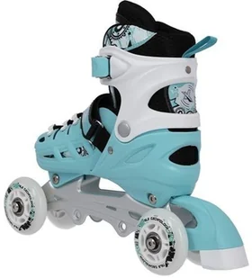 Nils EXTREME NH10905 4w1 MIĘTOWE ROZM. M(35-38) ŁYŻWOROLKI Z WYM. PŁOZĄ HOKEJOWĄ EXTREME 16-25-027 - Rolki - miniaturka - grafika 30