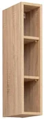 Szafki kuchenne - MEBLE OKMED Szafka kuchenna wisząca Vanessa 15 cm kolor biały/dąb - miniaturka - grafika 1