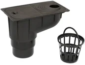 Rynny i akcesoria - Osadnik rynnowy 5 - 12 5 cm czarny - miniaturka - grafika 1