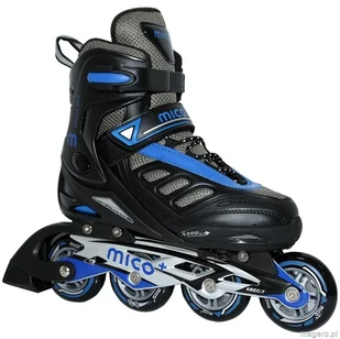 Mico Łyżworolki Ghost Sky Blue czarno-niebieskie PW-125C 293C PW-125C 293C - Rolki Mico Łyżworolki Ghost Sky Blue czarno-niebieskie PW-125C 293C PW-125C 293C - Rolki - miniaturka - grafika 1