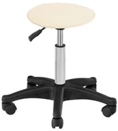 Pozostałe akcesoria kosmetyczne - ACTIVESHOP POKROWIEC FROTTE NA TABORET KREMOWY nr 44 AS_100392 - miniaturka - grafika 1