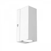 Lampy ścienne - Luminex Wall 3123 kinkiet lampa ścienna 1x8W GU10 biały - miniaturka - grafika 1