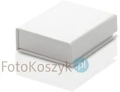 Pudełka i akcesoria na płyty CD - Białe, małe laminowane pudełko na pendrive drewniany - miniaturka - grafika 1