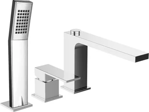 Laveo Kvadrato BLQ 013D - Baterie wannowe i prysznicowe Laveo Kvadrato BLQ 013D - Baterie wannowe i prysznicowe - miniaturka - grafika 3