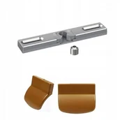 Akcesoria do okien - Medos Zatrzask Balkonowy Słupek ruchomy + Pochwyt PCV Złoty Dąb 9D93-82540_20210611121905 - miniaturka - grafika 1