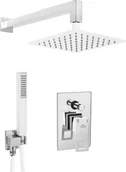 Zestawy prysznicowe - Deante Anemon NAC 69AP chrom/biel NAC_69AP - miniaturka - grafika 1