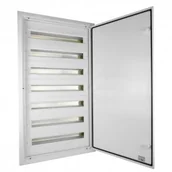 Rozdzielnie elektryczne - Elektro-Plast Rozdzielnica podtynkowa DARP-168 168 modułowa 7x24 IP54 z aluminiowymi drzwiami 9.724 E-P 6781 9.724 - miniaturka - grafika 1