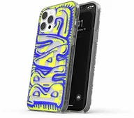 Etui i futerały do telefonów - Diesel Zaprojektowane dla iPhone 12 Pro Max 6.7 Case, Clear Snap Case, Shockproof, Drop Tested Protective Cover with Raised Edge, Blue/Neon Lime 42565 - miniaturka - grafika 1