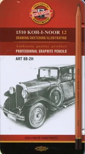 Koh-I-Noor Ołówek grafitowy 12 sztuk - Przybory szkolne - miniaturka - grafika 2