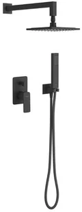 Actima Keria Black Zestaw prysznicowy czarny mat AREX.SET.2045BL - Zestawy prysznicowe - miniaturka - grafika 2