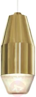 Lampy sufitowe - Kundalini Yuma lampa wisząca polerowany mosiądz - miniaturka - grafika 1