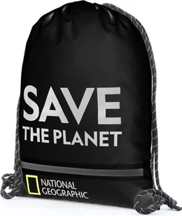 National Geographic Plecak worek Saturn 1,7L Czarny N08904.06 - Plecaki - miniaturka - grafika 2