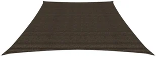 VidaXL Żagiel przeciwsłoneczny, 160 g/m, brązowy, 3/4x2 m, HDPE 311818 VidaXL - Parasole ogrodowe - miniaturka - grafika 2