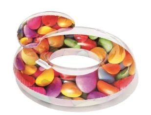 Bestway Materac Koło Cukierki 117 x 118 cm 43186 - Materace dmuchane i koła do pływania - miniaturka - grafika 2