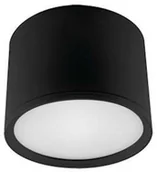Lampy ogrodowe - Ideus Plafon LAMPA sufitowa ROLEN LED 03780 7W 4000K metalowa OPRAWA okrągła czarna 03780 - miniaturka - grafika 1