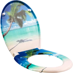 tectake Deska sedesowa z motywem - plaża 402261 - Deski sedesowe - miniaturka - grafika 3