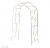 Kratki i pergole - Rayher 46062102 Rank łuk, 8,2 x 4,1 x 15,5 cm, SB-Btl 1Stück, biały 46-062-102 - miniaturka - grafika 1